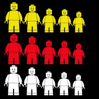   minifig minifigures decal stick family figures van car graphic sticker