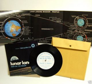 Apollo 11 Lunar Landing Man on The Moon EP Vinyl Record