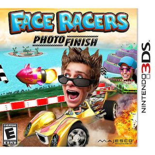   3DS GAME Face Racers Photo Finish Put YOUR Face in the Race Car