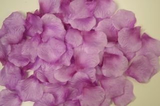   bulk 2000PCS Lavender Silk Rose Petals Wedding Flower Decoration WF E3