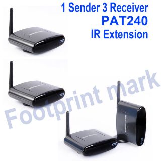 TV Wireless Audio Video Transmitter 3 Receiver 2.4G+ IR