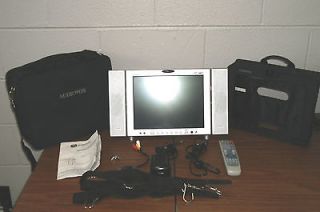 36996) Audiovox D1210 12 Portable LCD TV with DVD Player