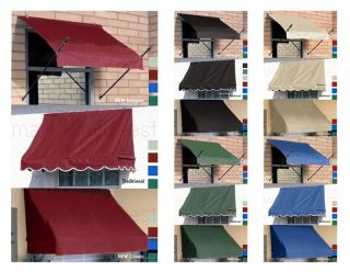 Awning for Window & Door 4,6,8 Awnings   Five Colors