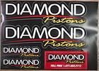 Diamond Pistons DECAL STICKER IMPORT NHRA IHRA NASCAR SCCA Gasser