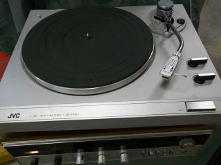 JVC turntable L A11 HITACHI Tone arm SHURE Needle vintage record 