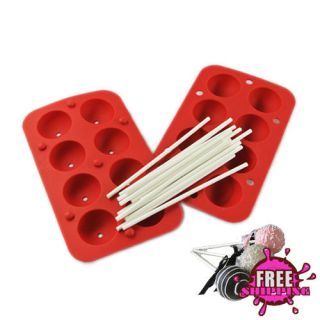   Cup Tasty Top Cake Pop Mold Tray Easy Instant Silicone Baking Flex Pan