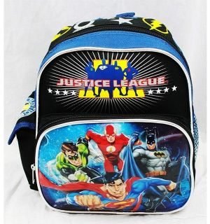 NWT Justice League Mini 10 Backpack Bag  Superman Batman Green 