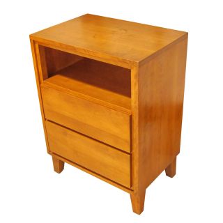   Russel Wright Modernmates Conant Ball Birch Side Table Nightstand