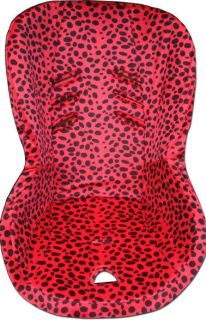 Britax Roundabout50 Baby Car Seat Cover VELVET Dalmatian Red (more in 