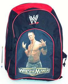 WWE John Cena Wrestling Backpack Schoolbag