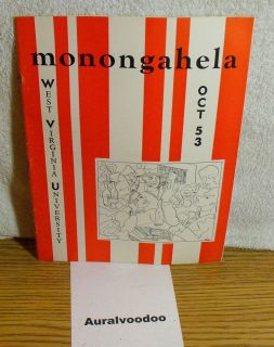 WVU   Monongahela October 1953 Volume 1 No. 1 Jane Greer Ad for Camel 
