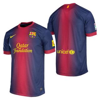 Nike FC Barcelona Home Soccer Jersey Red Navy FCB 2012/2013 YOUTH 