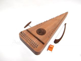 NEW RIGHT HAND HANDED BARITONE ROSEWOOD CARVED PSALTERY w/ BOW 