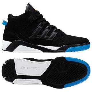 Mens Adidas Court Blaze LQC Basketball Sneakers New Sale Black Blue