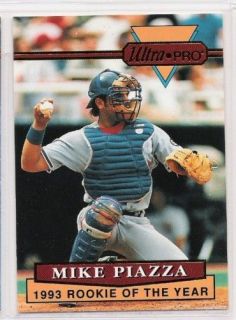 1994 Rembrandt Ultra Pro Piazza #4 Mike Piazza Throwing