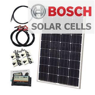 100W 12V dual battery solar charging kit /100 watt panel (camper 