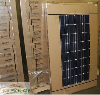 136 x 235w (31.96KW) Sharp Mono Solar Panel NU U235 BX 60 Mono Solar 