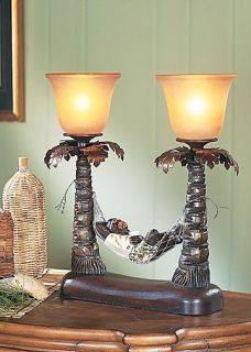 WILDWOOD LAMPS 11705 LAZY MONKEY LAMP WITH ART GLASS SHADES