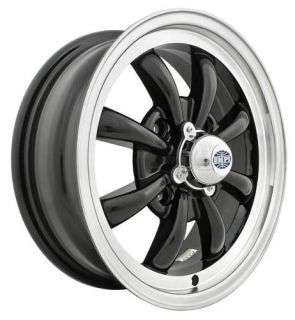 EMPI GT 8 Rim 5.5 X 15 Black wheel VW bug Type 1 2 3
