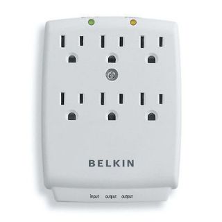 Belkin Surgemaster 6 Outlet Surge Protector Wall Mount 1045 Joules 