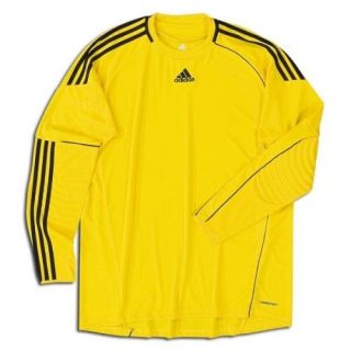 New Mens Adidas Formation Condivo Soccer Goalie Jersey Yellow/Black