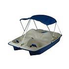   Dolphin Sun Slider Adjustable 5 Seat Pedal Boat w Canopy Blue