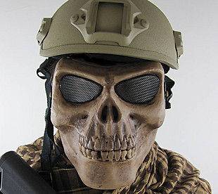 Skull Airsoft Paintball BB Gun Full Face Protect Mask Gift