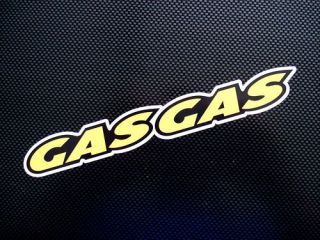 GAS GAS TRIAL BIKE STICKERS (Yellow) 200mm