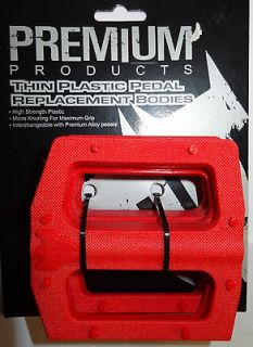   Products Pedal Body Replacements in Red for Park Trail BMX Bike