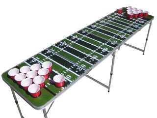 Green Football field beer pong table beirut WITH pre drilled cup HOLES