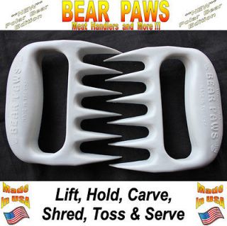 POLAR BEAR PAWS CLAWS MEAT HANDLER KITCHEN BBQ TONGS TURKEY FORKS MEAT 
