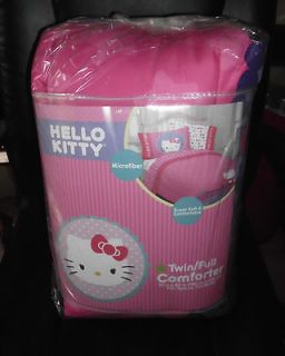 Hello Kitty Kitty & Me Microfiber Bedding Comforter Size Twin/Full NEW