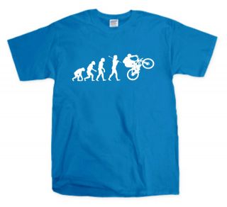 Evolution MTB T Shirt Mountain Bike Clothing Retro BNWT