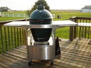 Stainless Steel Cart Table for Big Green Egg or Kamado