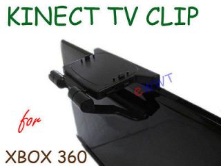 New Black TV Clip Plastic Mount Sensor Holder Stand for Xbox 360 