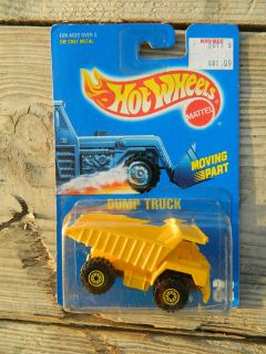 Hot Wheels Blue Card Collector No. 38 Dump Truck plastic dumper