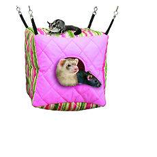 Super Pet Ferret Cage Sugar Glider Rat Comf E Cube Hammock Toy