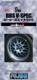 Fujimi TW38 BBS V spec Wheel & Tire Set 17 inch 1/24