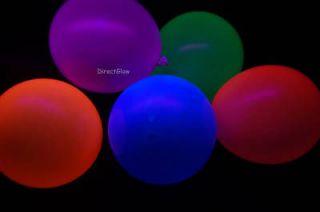 11 inch Blacklight Reactive Latex Balloons