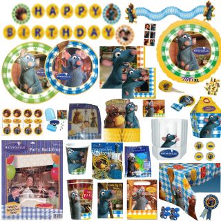 Disney RATATOUILLE Birthday PARTY Supplies ~ Create your own SET ~ You 