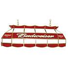 Budweiser Beer Pool Table Stained Glass Light 40 Lamp