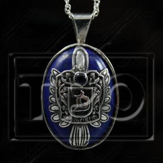   Damon Stefan Salvatore Family Crest Ring Charm Pendant Necklace