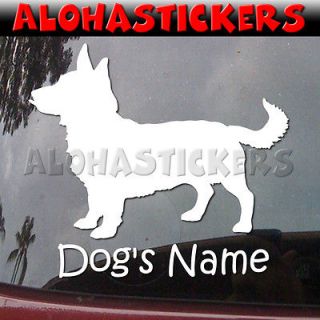 Custom LANCASHIRE HEELER DOG Breed Car Truck Vinyl Decal Window 