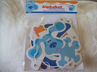 BLUES CLUES ALPHABET HINGED BANNER WITH STICKERS