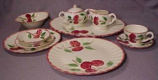 Vintage Blue Ridge Southern Pottery CRAB APPLE Dishes YOUR CHOICE