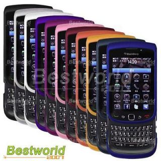 New Hard Rubber Case Cover for Blackberry Torch 9800