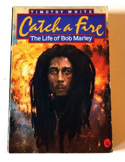 Bob Marley SC Book Catch A Fire Timothy White FE 1983 Biography