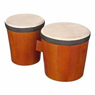 BONGO DRUM ~ WOODSTOCK CHIMES MUSIC COLLECTION~great sounding, wooden