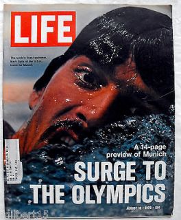 Munich Olympics Mark Spitz Swimming East German Olympians 1972 Life 