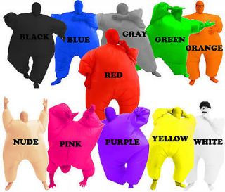 Choose: Adult Chub Suit Inflatable Blow Up Color Full Body Costume 